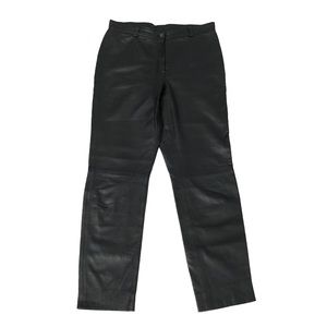 Orpell Antonio Gazquez Black Sheep Skin Leather Pants Size 32